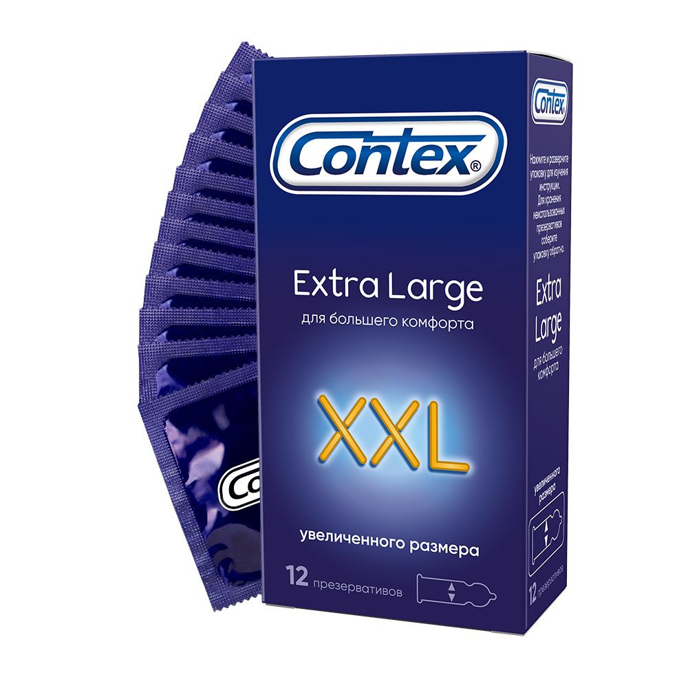 Презерватив contex №12 (extra large) увеличенного размера в Шахтах — купить  недорого по низкой цене в интернет аптеке AltaiMag