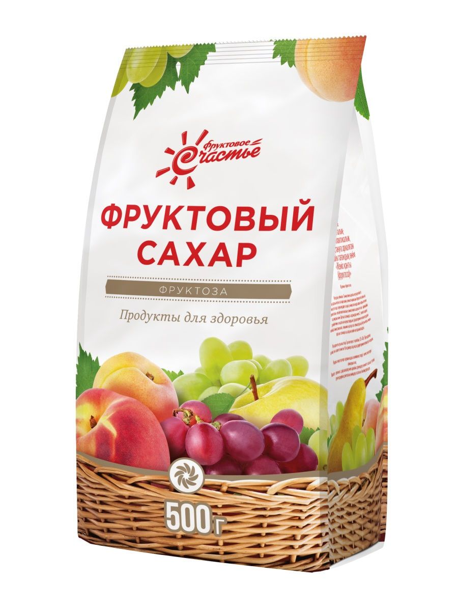 Фруктоза 500г пакет (порошок)